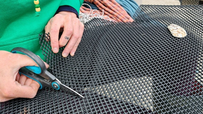 Huître poisson artisanat recyclage
